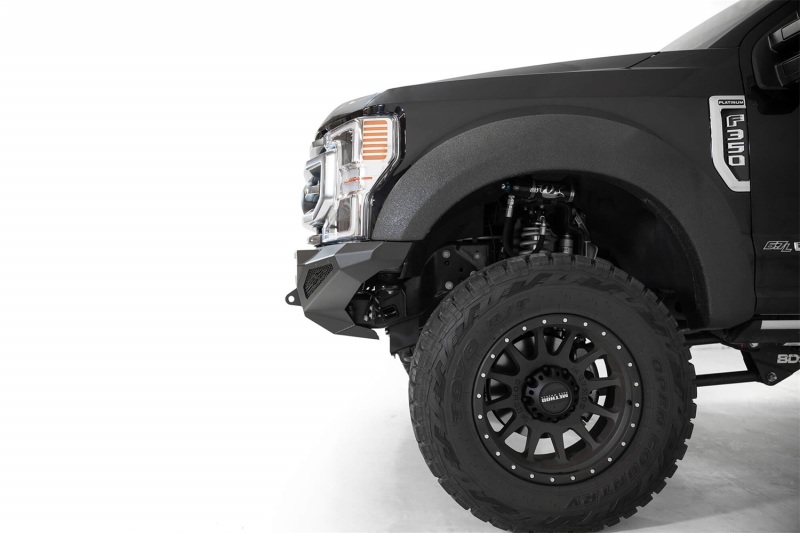 Ford Super Duty Front Bumper - Addictive Desert Designs - Stealth Fighter - Hammer Black - `20-`27